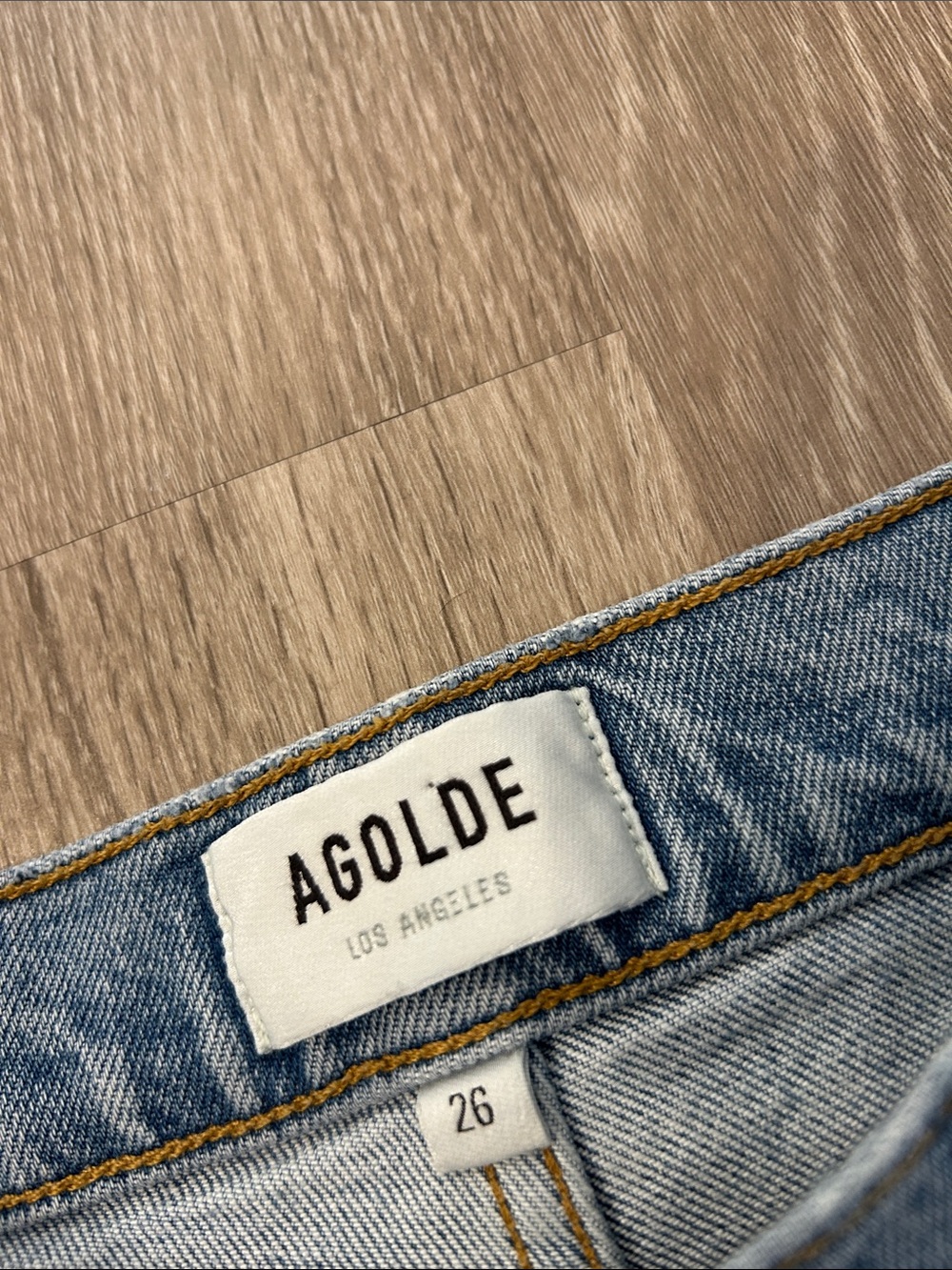 Agolde - Riley High Rise Straight Jeans - Picture 2 of 7